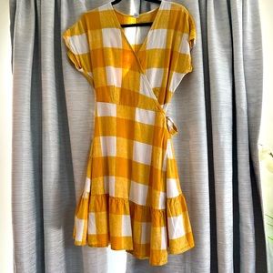 Old navy picnic wrap dress.